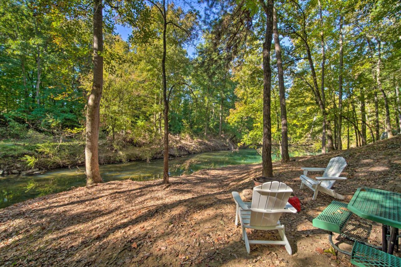 The Treehouse Cabin Creekside Home With Hot Tub! Summerville Exterior foto