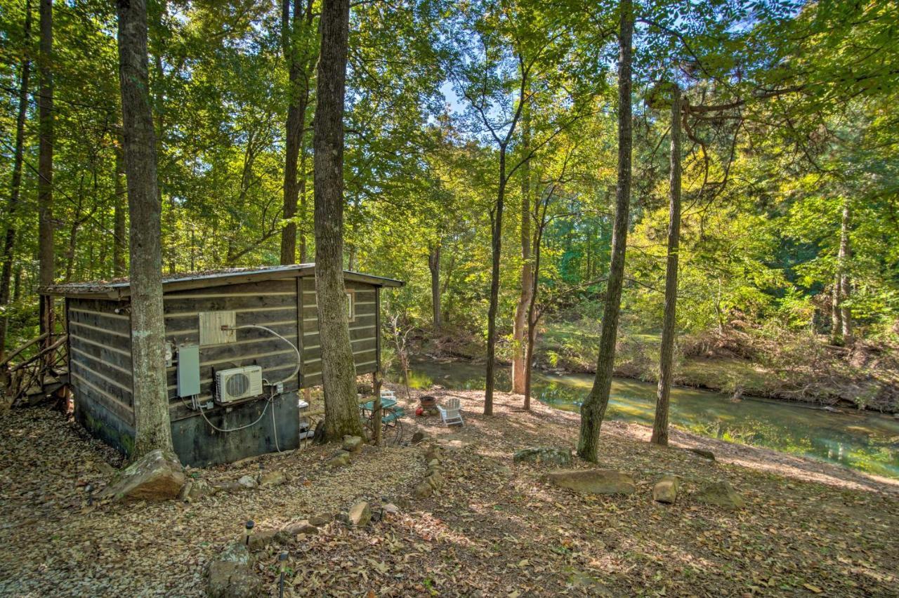 The Treehouse Cabin Creekside Home With Hot Tub! Summerville Exterior foto