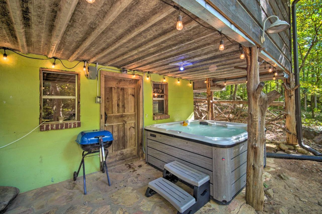 The Treehouse Cabin Creekside Home With Hot Tub! Summerville Exterior foto