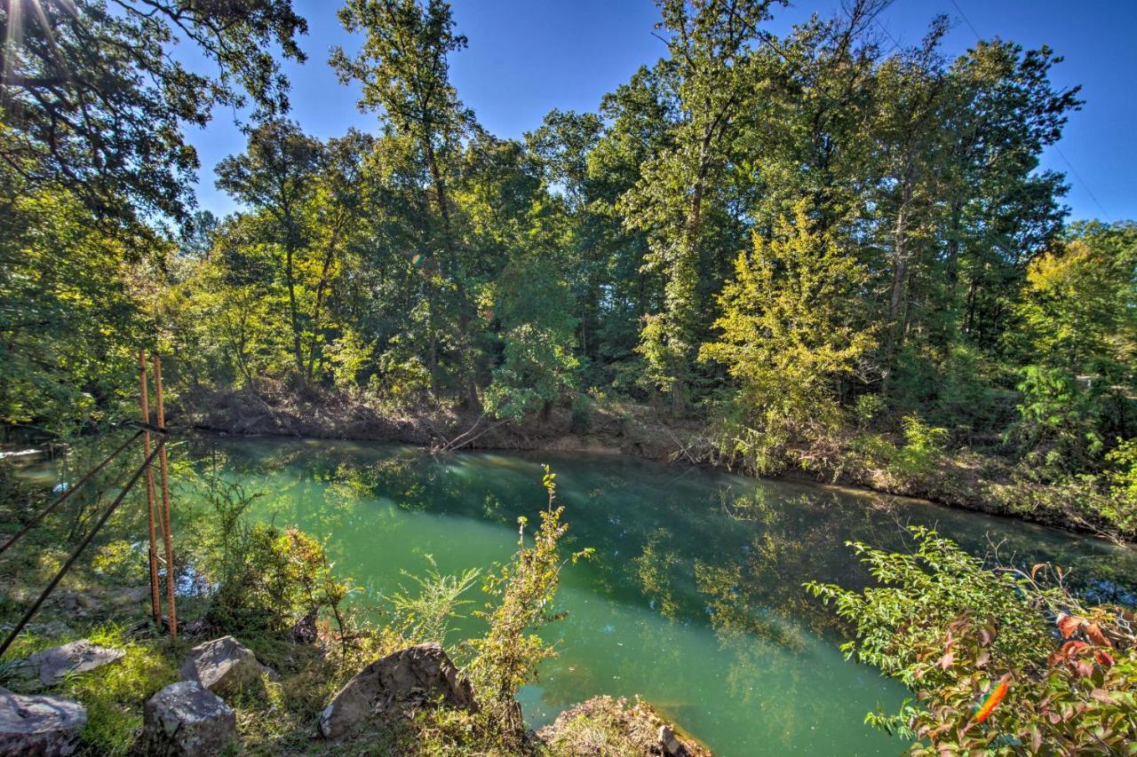The Treehouse Cabin Creekside Home With Hot Tub! Summerville Exterior foto